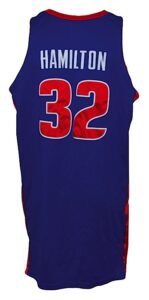 2006-2007 Richard Hamilton Detroit Pistons Game-Used Road Jersey