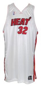 2006-2007 Shaquille O’Neal Miami Heat Game-Used Home Jersey