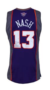 2006-2007 Steve Nash Phoenix Suns Game-Used Road Jersey