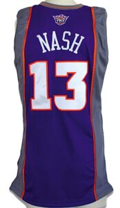 2006-2007 Steve Nash Phoenix Suns Game-Used Road Jersey 