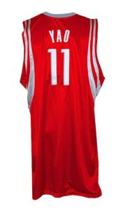 2006-2007 Yao Ming Houston Rockets Game-Used Road Jersey