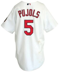 2006 Albert Pujols St. Louis Cardinals Game-Used Home Jersey