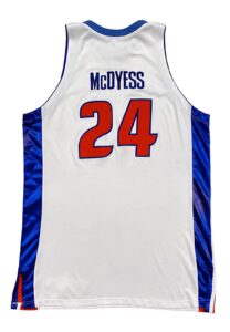 2006 Antonio McDyess Detroit Pistons Playoffs Game-Used Jersey