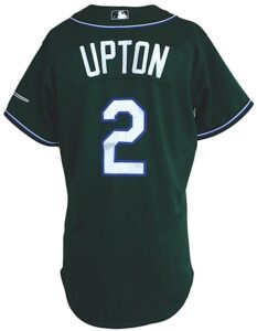 2006 B.J. Upton Tampa Bay Devil Rays Game-Used Alternate Jersey