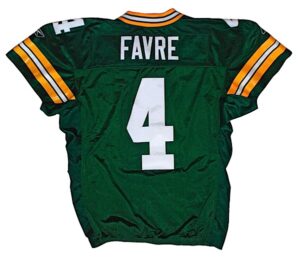 2006 Brett Favre Green Bay Packers Game-Used Home Jersey