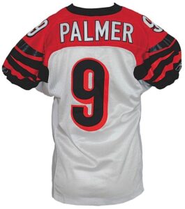 2006 Carson Palmer Cincinnati Bengals Game-Used Road Jersey