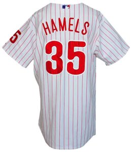 2006 Cole Hamels Rookie Philadelphia Phillies Game-Used Home Jersey