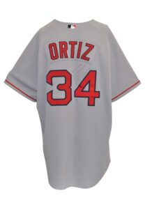 2006 David Ortiz Boston Red Sox Game-Used & Autographed Road Jersey