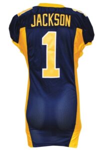 2006 DeSean Jackson University of California Golden Bears Game-Used & Autographed Home Uniform