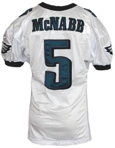 2006 Donovan McNabb Philadelphia Eagles Game-Used Road Jersey