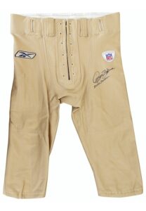 2006 Issac Bruce St. Louis Rams Game-Used & Autographed Pants