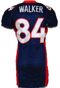 2006 Javon Walker Denver Broncos Game-Used Home Jersey