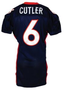 2006 Jay Cutler Rookie Denver Broncos Game-Used Home Jersey