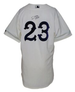 2006 Jermaine Dye Chicago White Sox Game-Used & Autographed 1901 Throwback Jersey