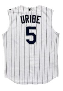 2006 Juan Uribe Chicago White Sox Game-Used Home Vest