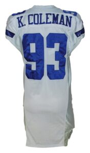 2006 Kenyon Coleman Dallas Cowboys Game-Used Home Jersey