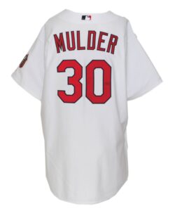 2006 Mark Mulder St. Louis Cardinals Game-Used Home Jersey