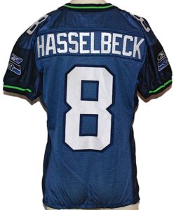 2006 Matt Hasselbeck Seattle Seahawks Game-Used Home Jersey