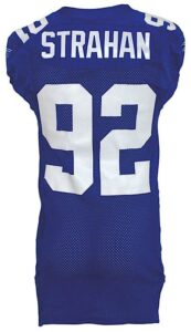 2006 Michael Strahan New York Giants Game-Used Home Jersey