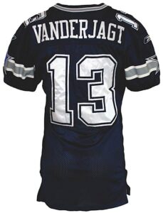 2006 Mike Vanderjagt Dallas Cowboys Game-Used Road Jersey