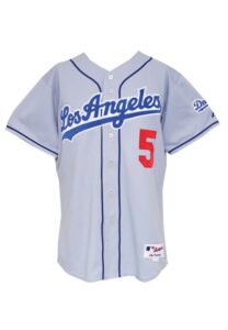 2006 Nomar Garciaparra Los Angeles Dodgers Game-Used Road Jersey & Photos