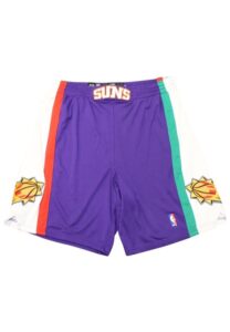 2006 Phoenix Suns Game-Used “NBA Europe Live Tour” Shorts Attributed To Amar’e Stoudemire