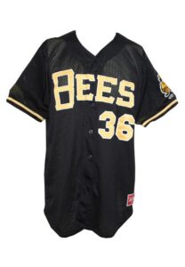 2006 Salt Lake Bees Game-Used Road & Black Alternate Jerseys Attributed To Jered Weaver