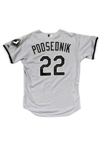 2006 Scott Podsednik Chicago White Sox Game-Used & Signed Road Jersey