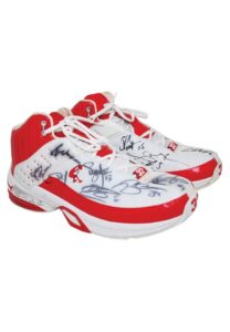 2006 Shaquille O’Neal Eastern Conference All-Star Game-Used Sneakers Signed by the All-Star Team