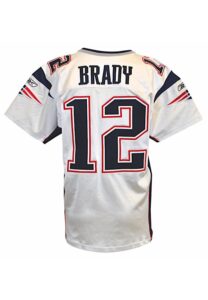 2006 Tom Brady New England Patriots Game-Used Home Jersey