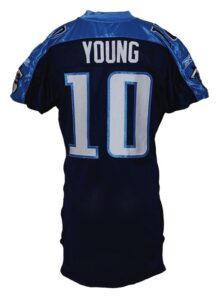 2006 Vince Young Tennessee Titians Game-Used Rookie Home Jersey