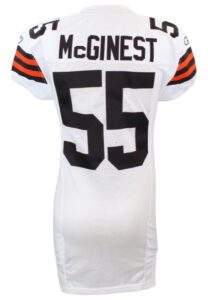 2006 Willie McGinest Cleveland Browns Game-Used Road Jersey