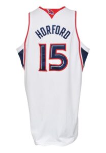 2007-08 Al Horford Rookie Atlanta Hawks Game-Used Home Jersey