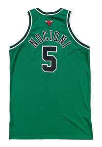 2007-08 Andrés Nocioni Chicago Bulls St. Patricks Day Game-Used Jersey