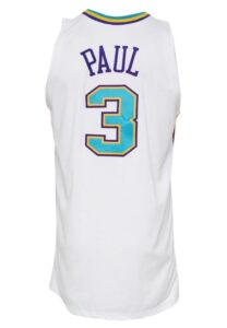 2007-08 Chris Paul New Orleans Hornets Game-Used Home Jersey 