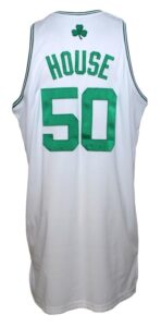 2007-08 Eddie House Boston Celtics Game-Used Home Jersey