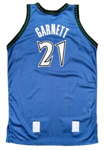 2007-08 Kevin Garnett Minnesota Timberwolves Game-Issued Road Jersey