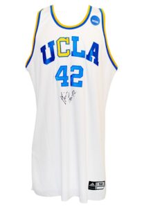 2007-08 Kevin Love UCLA Bruins Game-Used & Autographed Home NCAA Tournament Jersey