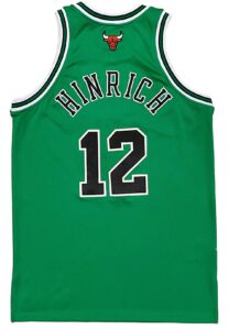 2007-08 Kirk Hinrich Chicago Bulls Game-Used St. Patrick’s Day Jersey