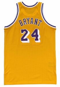 2007-08 Kobe Bryant LA Lakers Game-Issued Hardwood Classics Jersey