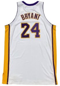 2007-08 Kobe Bryant LA Lakers Game-Used Jersey