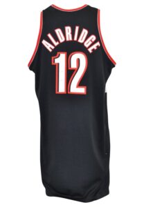 2007-08 LaMarcus Aldridge Portland Trail Blazers Game-Used Road Jersey