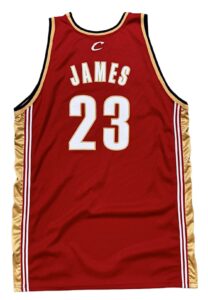 2007-08 LeBron James Cleveland Cavaliers Pro-Cut Jersey