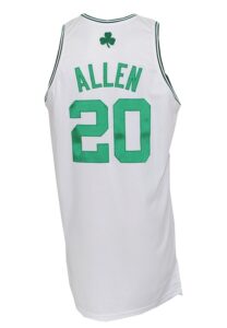 2007-08 Ray Allen Boston Celtics Game-Used Home Jersey