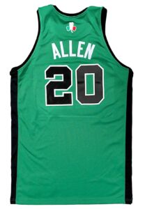 2007-08 Ray Allen Boston Celtics NBA Europe Live Tour Game-Issued Jersey