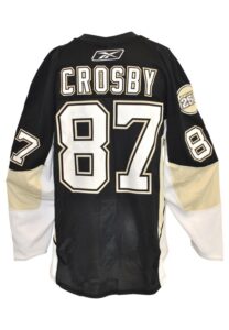 2007-08 Sidney Crosby Pittsburgh Penguins Game-Used Road Jersey