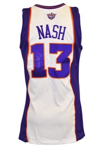 2007-08 Steve Nash Phoenix Suns Game-Used & Autographed Home Jersey