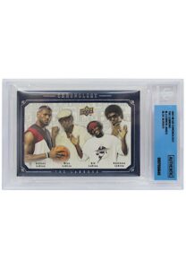 2007-08 Upper Deck Chronology “The LeBrons” Blue Border #LJ