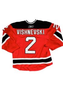 2007-08 Vitaly Vishnevski NJ Devils Game-Used Jersey