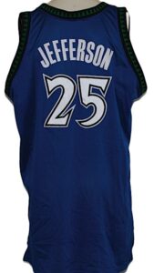 2007-2008 Al Jefferson Minnesota Timberwolves Game-Used Road Jersey